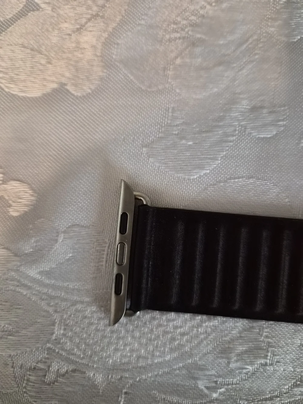 Black Watch Band -FineWoven Apple Watch band designed to fit 42/44/45/49mm